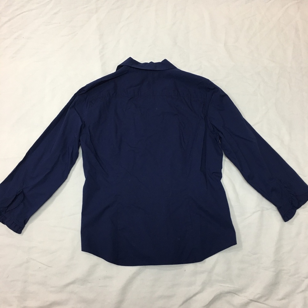 Royal blue button down - Picture 2 of 3